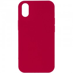 Чохол Silk Full Protective (AA) NO LOGO для Apple iPhone XR (6.1")  Червоний / Rose Red - 00000072441_20