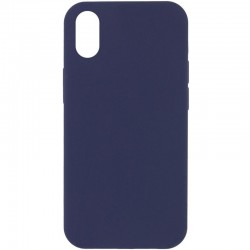 Чохол Silicone Case Full Protective (AA) NO LOGO для Apple iPhone XS Max (6.5")  Темно-синій / Midnight blue - 00000072443_36