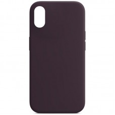 Чохол Silicone Case Full Protective (AA) NO LOGO для Apple iPhone XS Max (6.5")  Фіолетовий / Elderberry - 00000072443_38
