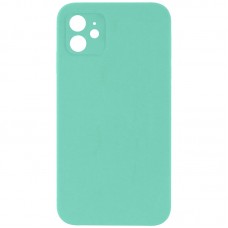 Чохол Silicone Case Square Full Camera Protective (AA) NOLOGO для Apple iPhone 11 (6.1")  Бірюзовий / Turquoise - 00000072154_3