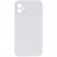 Чохол Silicone Case Square Full Camera Protective (AA) NOLOGO для Apple iPhone 11 (6.1")  Білий / White - 00000072154_2