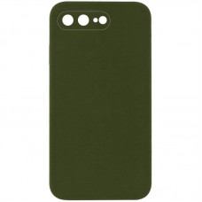 Чохол Silicone Case Square Full Camera Protective (AA) NOLOGO для Apple iPhone 7 plus/8 plus (5.5")  Зелений / Dark Olive - 00000072150_10