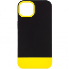 Чохол TPU+PC Bichromatic для Apple iPhone 12 Pro Max (6.7")  Black / Yellow - 00000054814_3