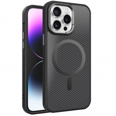 Чохол TPU+PC Carbon Mirage with MagSafe для Apple iPhone 15 Pro Max (6.7")  Black - 00000078109_2