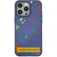 Чохол TPU+PC Flush with MagSafe для Apple iPhone 16 (6.1")  Dark blue - 00000078765_3