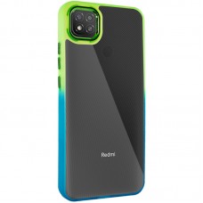 Чохол TPU+PC Fresh sip series для Xiaomi Redmi 9C  Бірюзовий / Лимонний - 00000055605_1