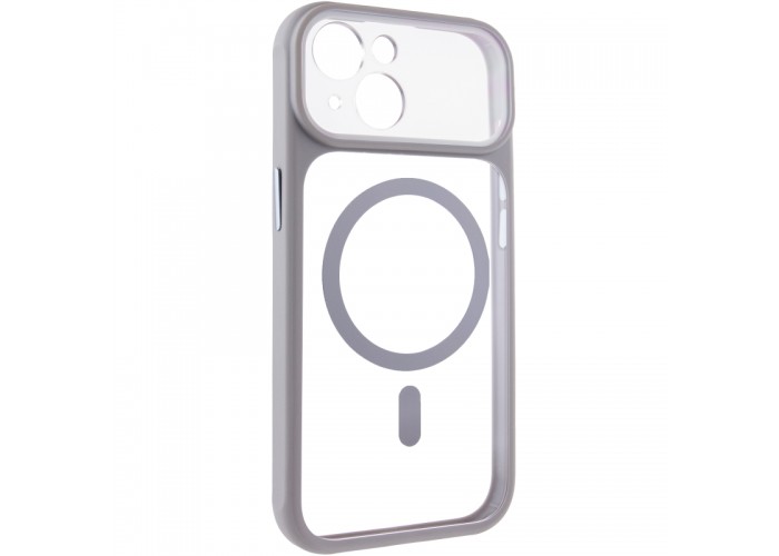 Чохол TPU+PC GETMAN Moon Clear with MagSafe для Apple iPhone 13 / 14 (6.1