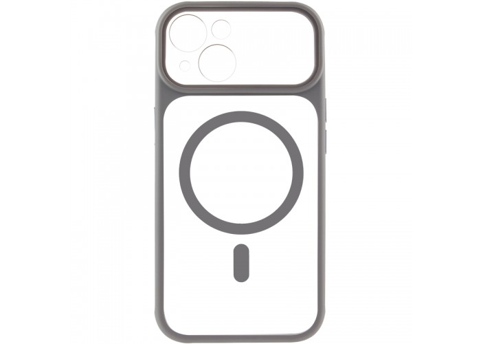 Чохол TPU+PC GETMAN Moon Clear with MagSafe для Apple iPhone 13 / 14 (6.1