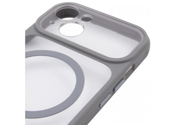 Чохол TPU+PC GETMAN Moon Clear with MagSafe для Apple iPhone 13 / 14 (6.1