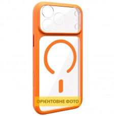 Чохол TPU+PC GETMAN Moon Clear with MagSafe для Apple iPhone 13 (6.1")  Orange - 00000084763_5