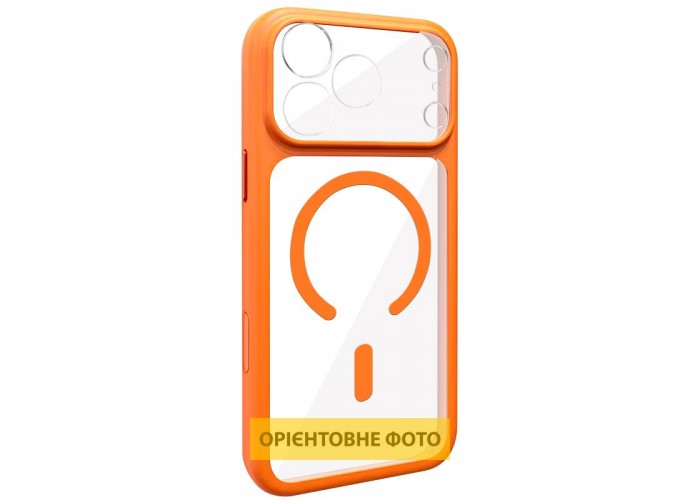 Чохол TPU+PC GETMAN Moon Clear with MagSafe для Apple iPhone 13 (6.1