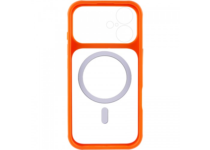 Чохол TPU+PC GETMAN Moon Clear with MagSafe для Apple iPhone 17 (6.3
