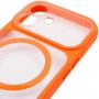 Чохол TPU+PC GETMAN Moon Clear with MagSafe для Apple iPhone 17 (6.3