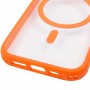 Чохол TPU+PC GETMAN Moon Clear with MagSafe для Apple iPhone 17 (6.3