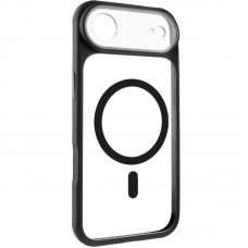 Чохол TPU+PC GETMAN Moon Clear with MagSafe для Apple iPhone 17 Air (6.5")  Black - 00000084776_1