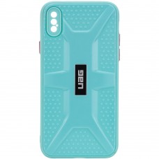 Чохол TPU+PC UAG для Apple iPhone X / XS (5.8")  Бірюзовий - 00000047213_1