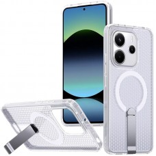 Чохол TPU Breeze with MagSafe stand для Xiaomi Redmi Note 14 4G (Europe version)  Transparent - 00000083532_4