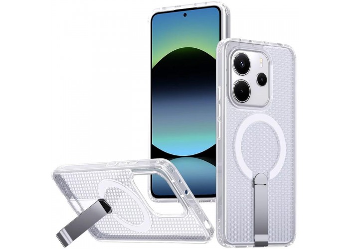 Чохол TPU Breeze with MagSafe stand для Xiaomi Redmi Note 14 4G (Europe version)
