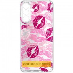 Чохол TPU Clear Joy для Motorola Moto G17 Power  Kissing Pattern - 00000086989_5