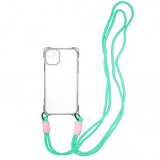 Чохол TPU CrossBody with straps для Apple iPhone 12 (6.1")  Transparent - 00000078817_4
