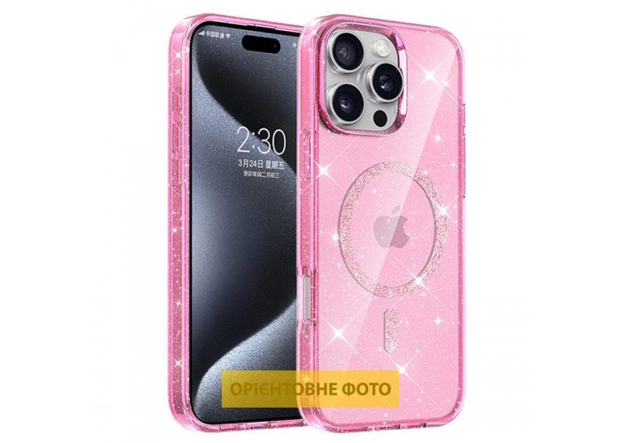 Чохол TPU Eclipse Sparkle (MagFit) для Apple iPhone 16e (6.1