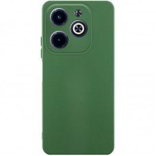 Чохол TPU GETMAN Liquid Silk Full Camera для Infinix Hot 40i  Зелений / Dark green - 00000077915_3