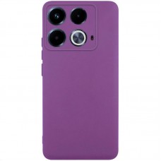 Чохол TPU GETMAN Liquid Silk Full Camera для Infinix Note 40 4G  Фіолетовий / Grape - 00000077916_18