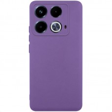 Чохол TPU GETMAN Liquid Silk Full Camera для Infinix Note 40 4G  Фіолетовий / Amethyst - 00000077916_19