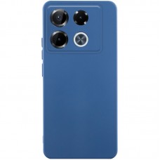 Чохол TPU GETMAN Liquid Silk Full Camera для Infinix Note 40 Pro 4G  Синій / Navy Blue - 00000077917_11