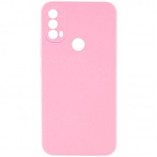 Чохол TPU GETMAN Liquid Silk Full Camera для Motorola Moto E40  Рожевий / Pink - 00000078676_7