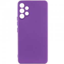 Чохол TPU GETMAN Liquid Silk Full Camera для Samsung Galaxy A32 4G  Фіолетовий / Purple - 00000073789_14