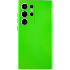Чохол TPU GETMAN Liquid Silk Full Camera для Samsung Galaxy S24 Ultra  Салатовий / Neon Green - 00000081485_10