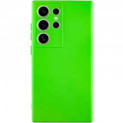 Чохол TPU GETMAN Liquid Silk Full Camera для Samsung Galaxy S24 Ultra  Салатовий / Neon Green - 00000081485_10