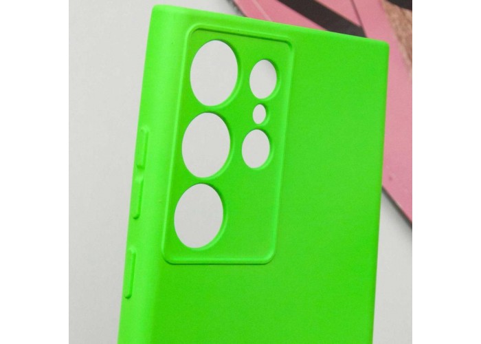 Чохол TPU GETMAN Liquid Silk Full Camera для Samsung Galaxy S24 Ultra