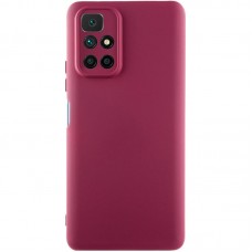 Чохол TPU GETMAN Liquid Silk Full Camera для Xiaomi Redmi 10  Бордовий / Marsala - 00000073797_1