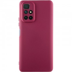 Чохол TPU GETMAN Liquid Silk Full Camera для Xiaomi Redmi 10  Бордовий / Marsala - 00000073797_1