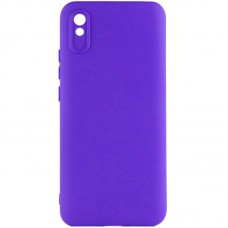 Чохол TPU GETMAN Liquid Silk Full Camera для Xiaomi Redmi 9A  Синій / Iris - 00000075780_10