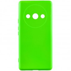 Чохол TPU GETMAN Liquid Silk Full Camera для Xiaomi Redmi A3  Салатовий / Neon Green - 00000075781_9