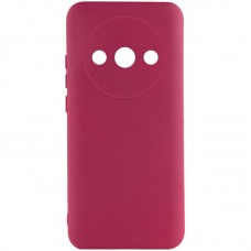 Чохол TPU GETMAN Liquid Silk Full Camera для Xiaomi Redmi A3  Бордовий / Marsala - 00000075781_1