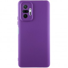 Чохол TPU GETMAN Liquid Silk Full Camera для Xiaomi Redmi Note 10 Pro / 10 Pro Max  Фіолетовий / Purple - 00000073803_14