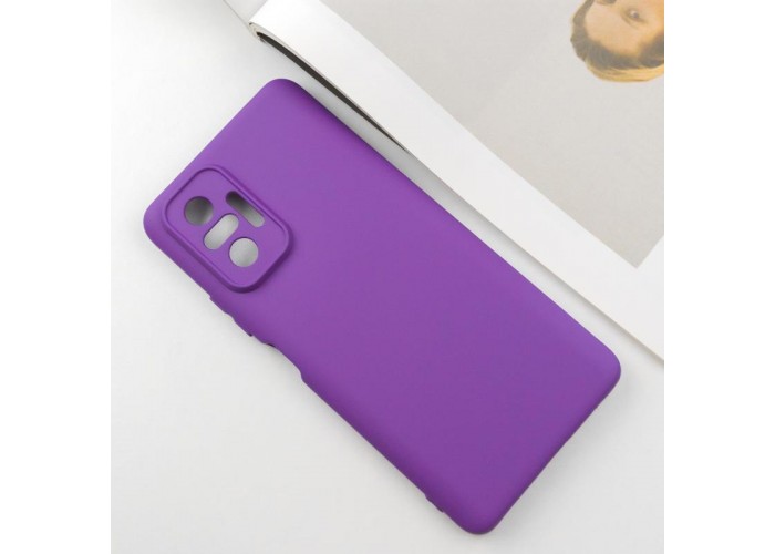 Чохол TPU GETMAN Liquid Silk Full Camera для Xiaomi Redmi Note 10 Pro / 10 Pro Max