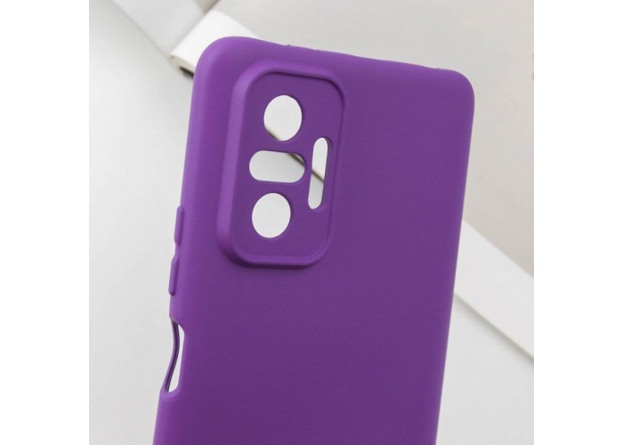 Чохол TPU GETMAN Liquid Silk Full Camera для Xiaomi Redmi Note 10 Pro / 10 Pro Max