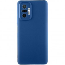 Чохол TPU GETMAN Liquid Silk Full Camera для Xiaomi Redmi Note 10 Pro / 10 Pro Max  Синій / Navy Blue - 00000073803_12