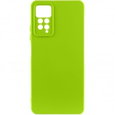 Чохол TPU GETMAN Liquid Silk Full Camera для Xiaomi Redmi Note 11 Pro 4G/5G / 12 Pro 4G  Салатовий / Neon Green - 00000081491_12