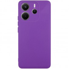 Чохол TPU GETMAN Liquid Silk Full Camera для Xiaomi Redmi Note 14 4G (Int. version)  Фіолетовий / Purple - 00000077860_11