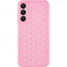 Чохол TPU Honeycomb для Samsung Galaxy A24 4G  Рожевий / Light pink - 00000072185_2