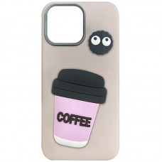 Чохол TPU Leather Toys для Apple iPhone 16 Pro Max (6.9")  Coffee / Pink - 00000078583_3
