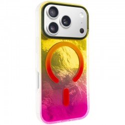 Чохол TPU Shiny Mountain (MagFit) для Apple iPhone 17 Pro (6.3")  Yellow / Pink - 00000080430_7