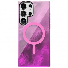 Чохол TPU Shiny Mountain (MagFit) для Samsung Galaxy S25 Ultra  Pink - 00000078883_5