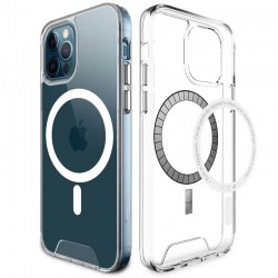 Чохол TPU Space Case with Magnetic Fit для Apple iPhone 14 Pro Max (6.7")  Прозорий - 00000055680_1